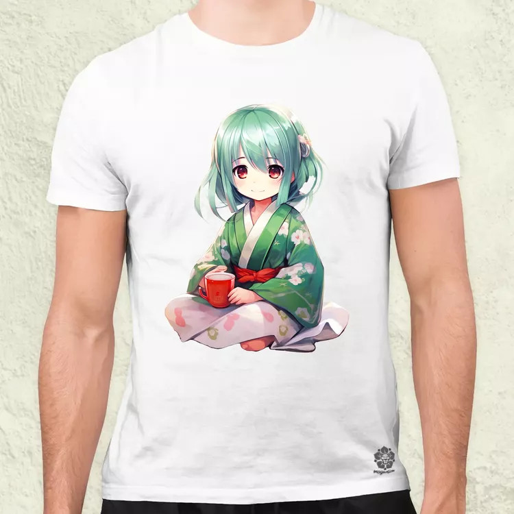 Chibi Gésa teázik v2 férfi póló