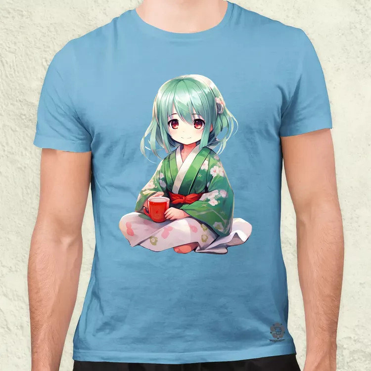 Chibi Gésa teázik v2 férfi póló