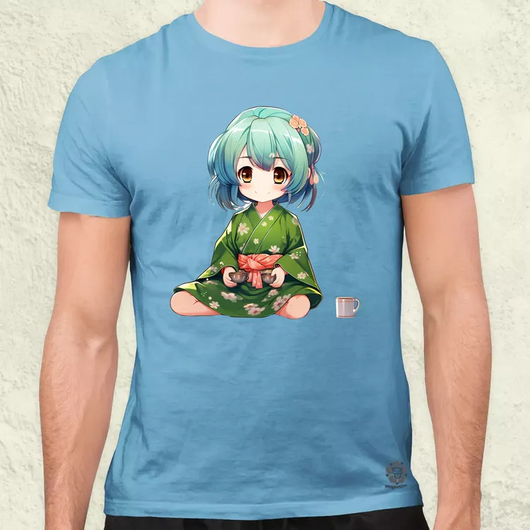 Chibi Gésa teázik v3 férfi póló