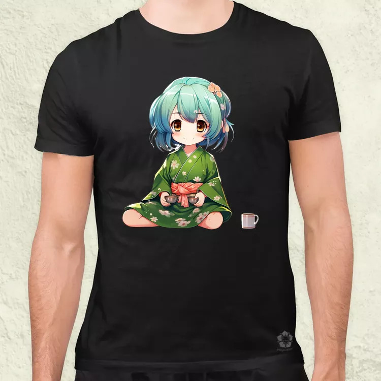 Chibi Gésa teázik v3 férfi póló