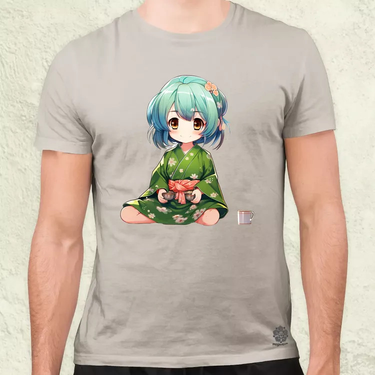 Chibi Gésa teázik v3 férfi póló
