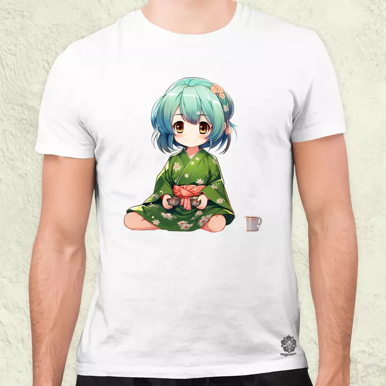 Chibi Gésa teázik v3 férfi póló