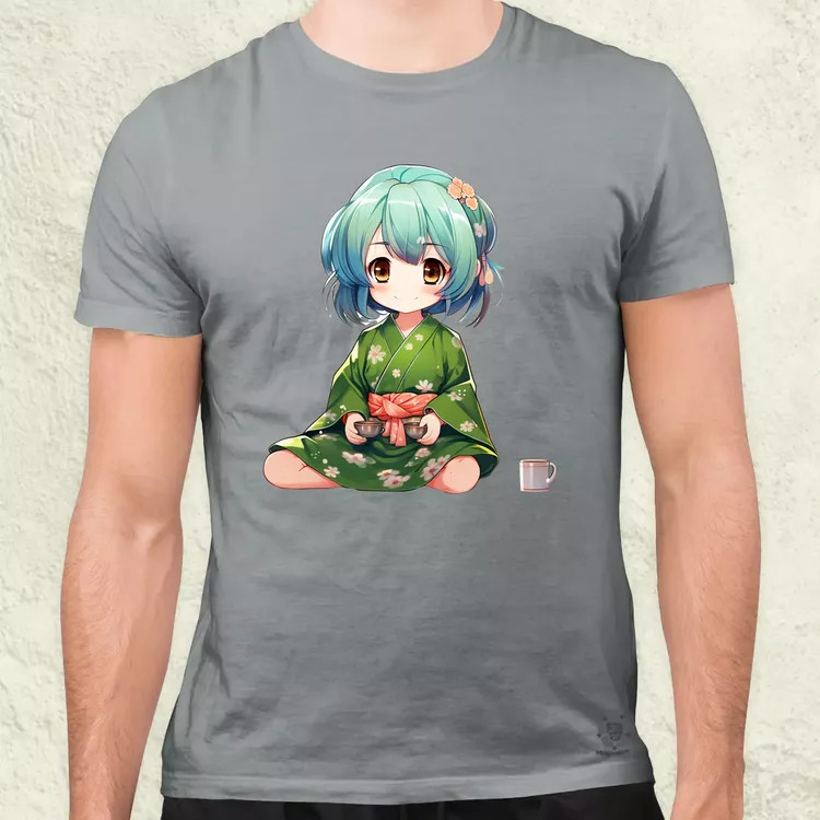 Chibi Gésa teázik v3 férfi póló