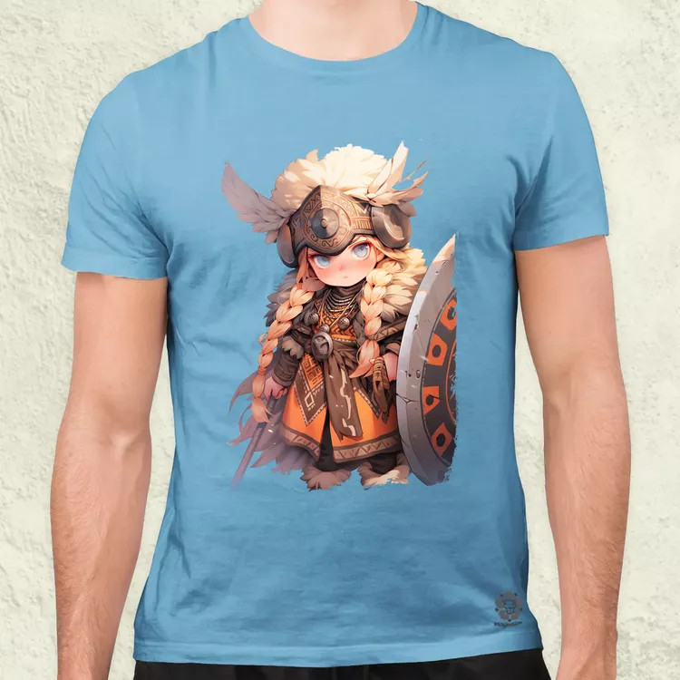 Chibi harcos leány v4 férfi póló