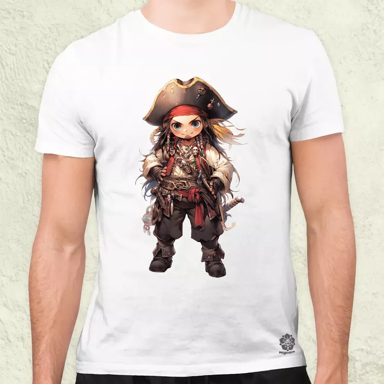 Chibi kalóz v6 férfi póló