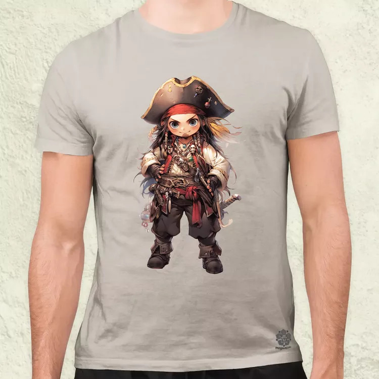 Chibi kalóz v6 férfi póló