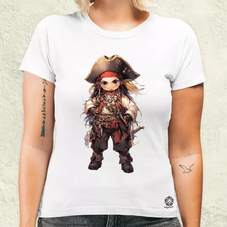 Chibi kalóz v6 női póló
