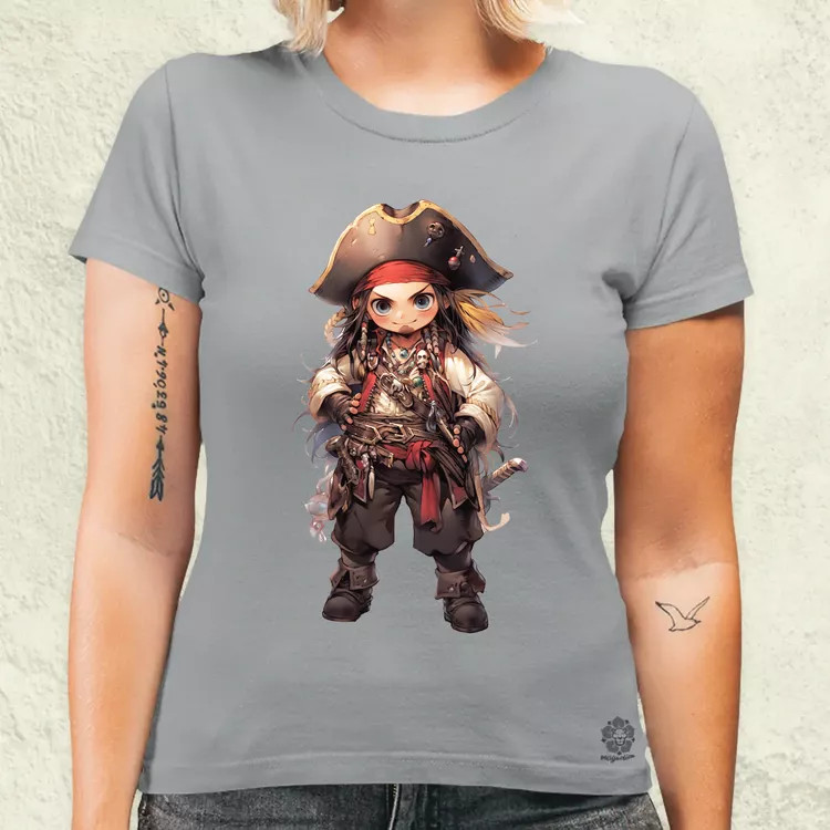 Chibi kalóz v6 női póló