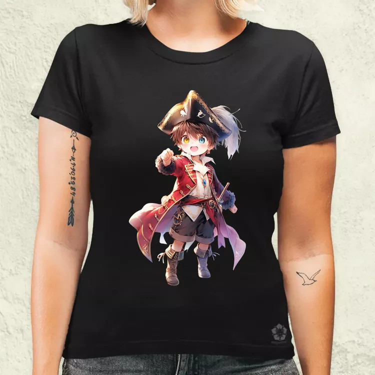 Chibi kalóz v8 női póló