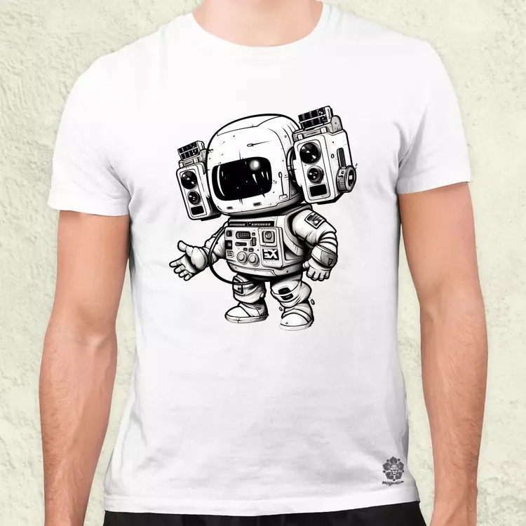 Chibi mecha v1 férfi póló