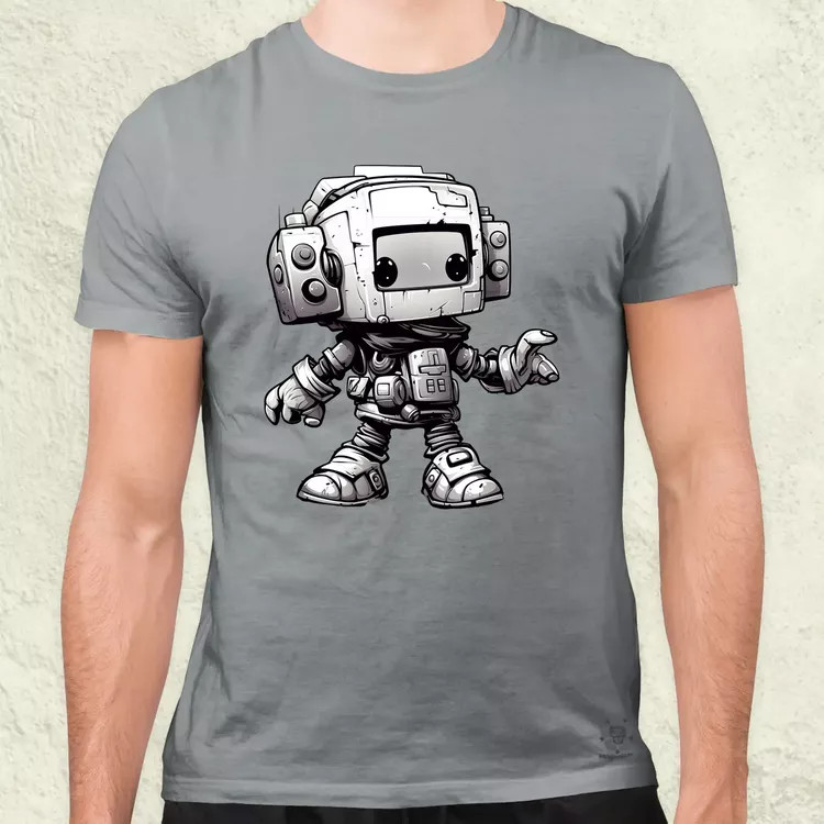 Chibi mecha v2 férfi póló