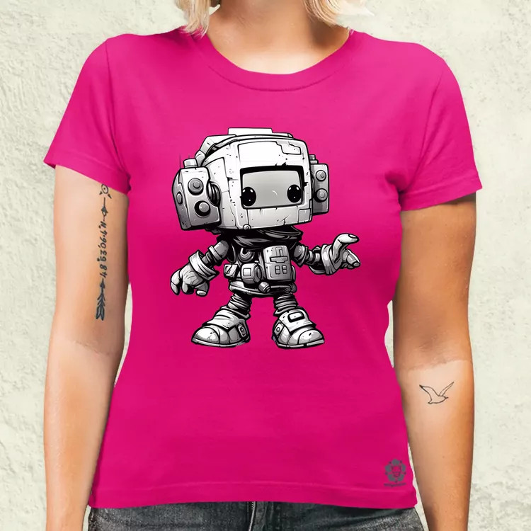 Chibi mecha v2 női póló