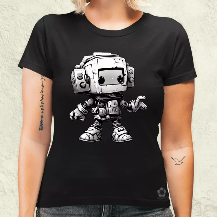 Chibi mecha v2 női póló