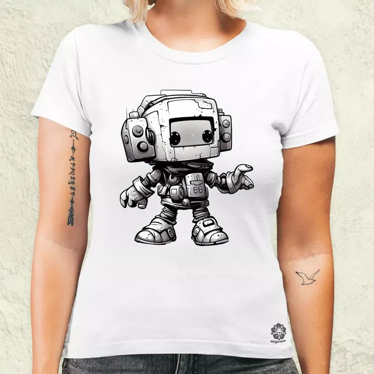 Chibi mecha v2 női póló