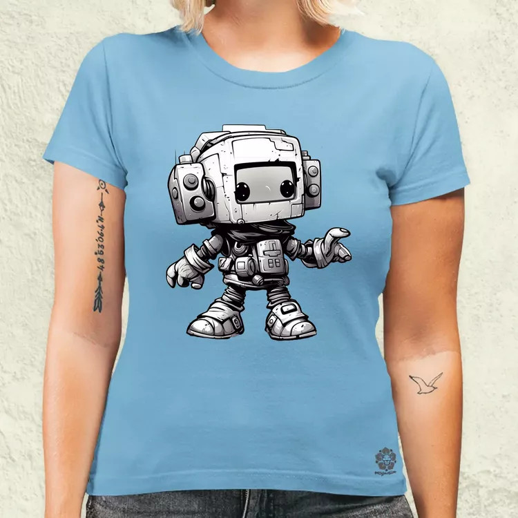 Chibi mecha v2 női póló