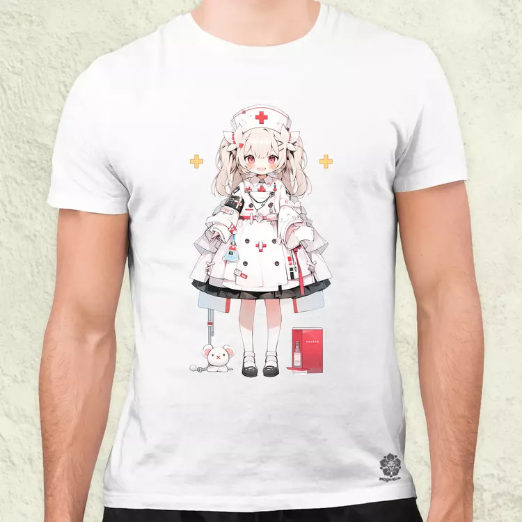 Chibi nővér v1 férfi póló