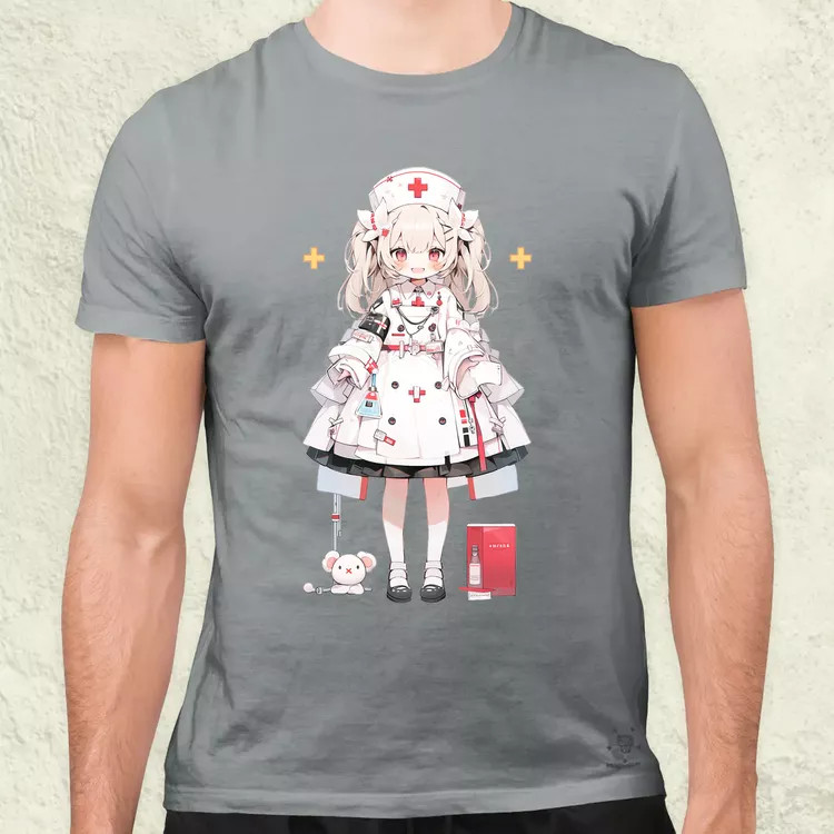 Chibi nővér v1 férfi póló