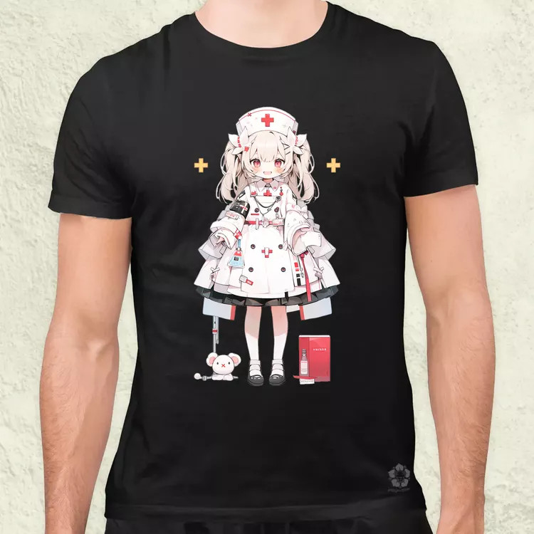 Chibi nővér v1 férfi póló