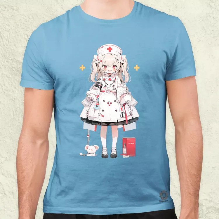 Chibi nővér v1 férfi póló
