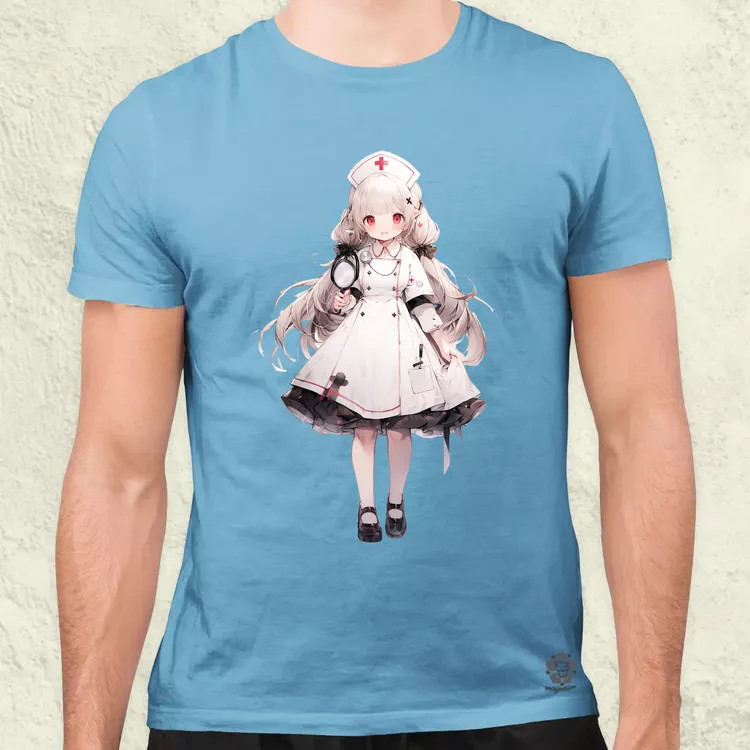 Chibi nővér v2 férfi póló