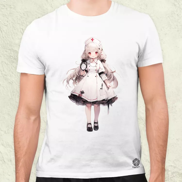 Chibi nővér v2 férfi póló