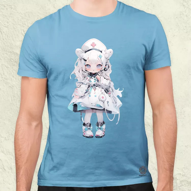 Chibi nővér v3 férfi póló
