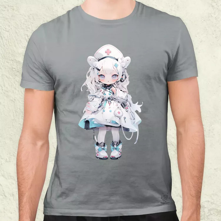 Chibi nővér v3 férfi póló