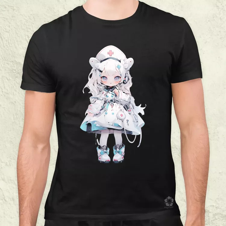Chibi nővér v3 férfi póló