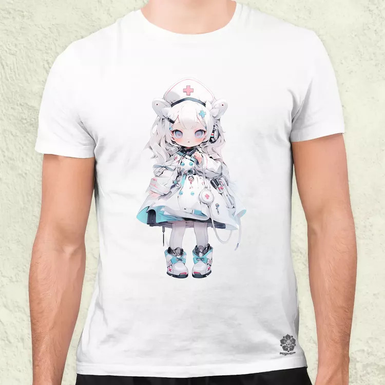 Chibi nővér v3 férfi póló