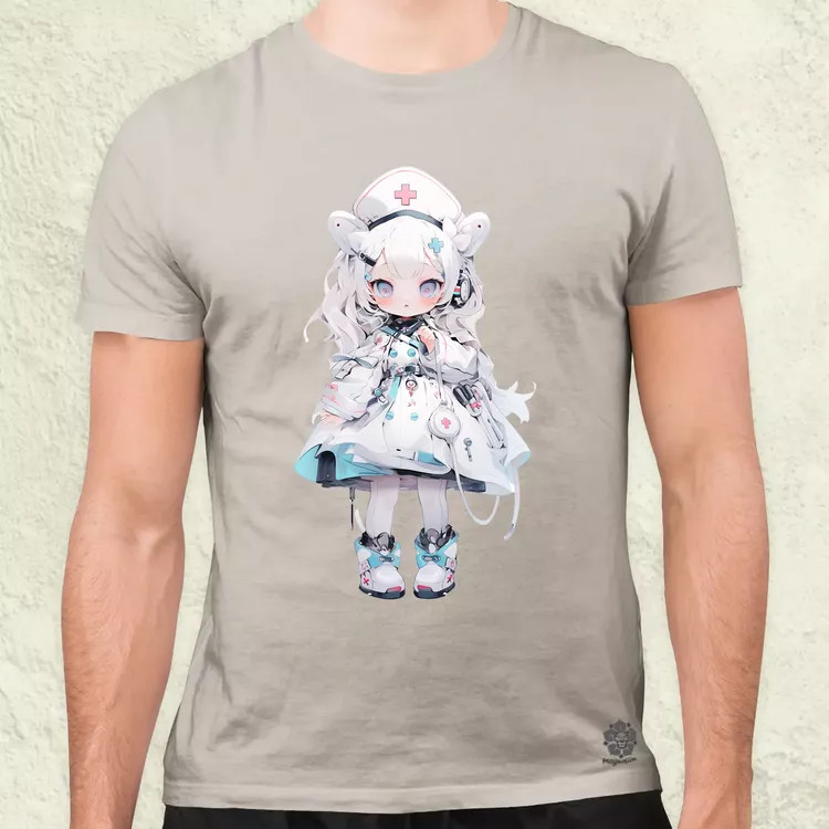 Chibi nővér v3 férfi póló