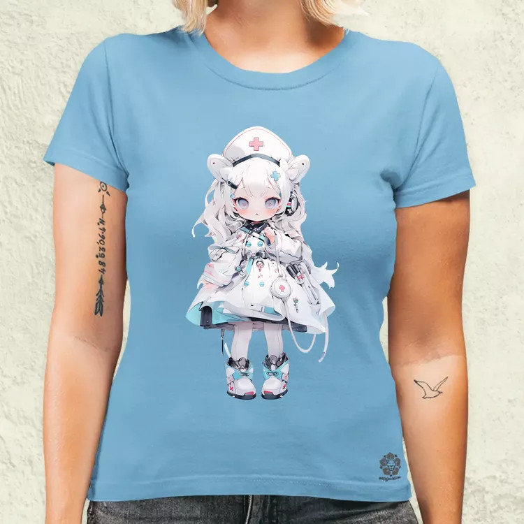 Chibi nővér v3 női póló