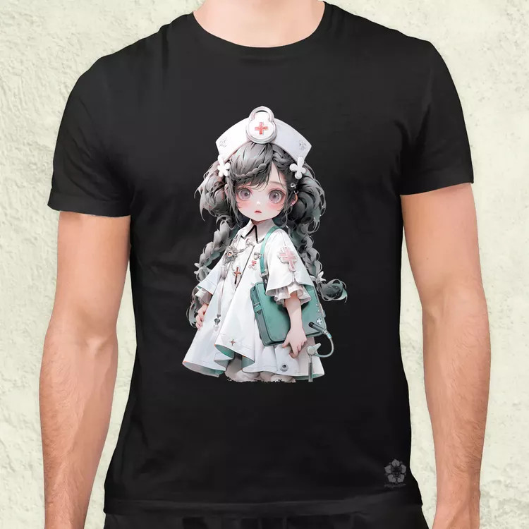 Chibi nővér v4 férfi póló