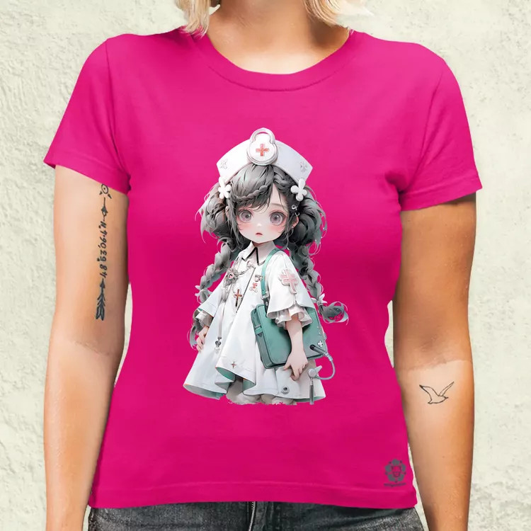 Chibi nővér v4 női póló