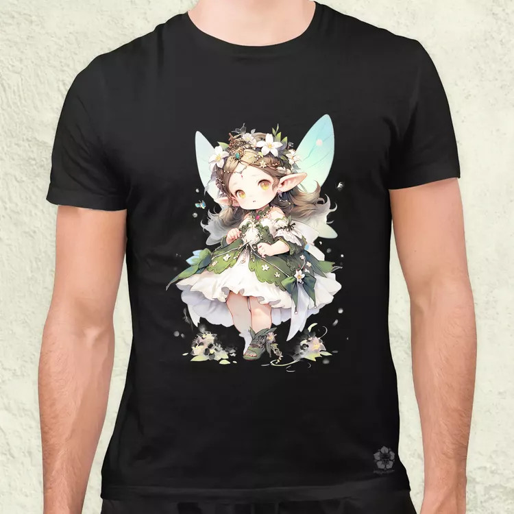 Chibi tündér v4 férfi póló