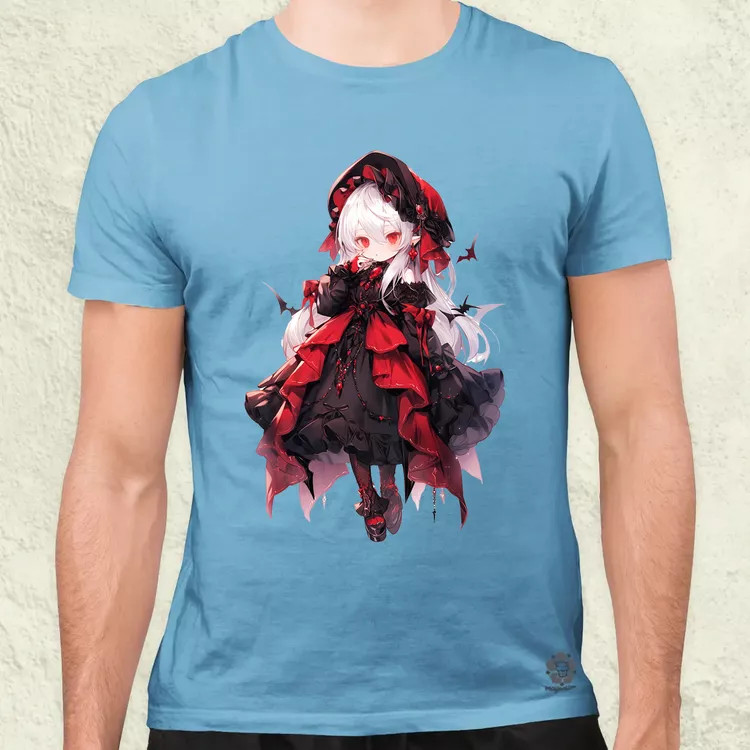 Chibi vámpír lány v1 férfi póló