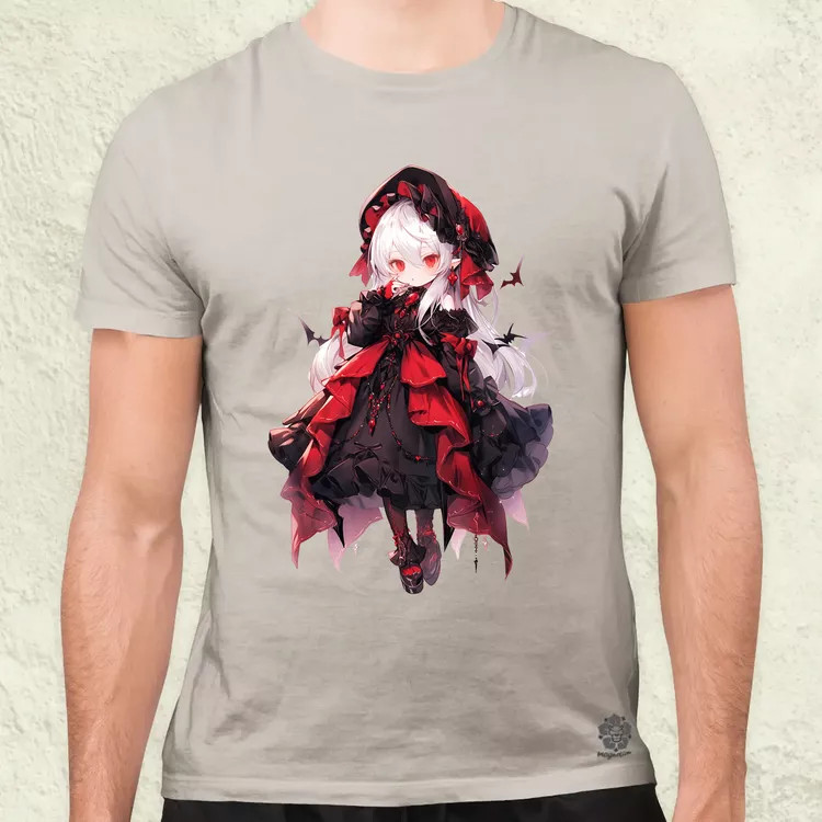 Chibi vámpír lány v1 férfi póló