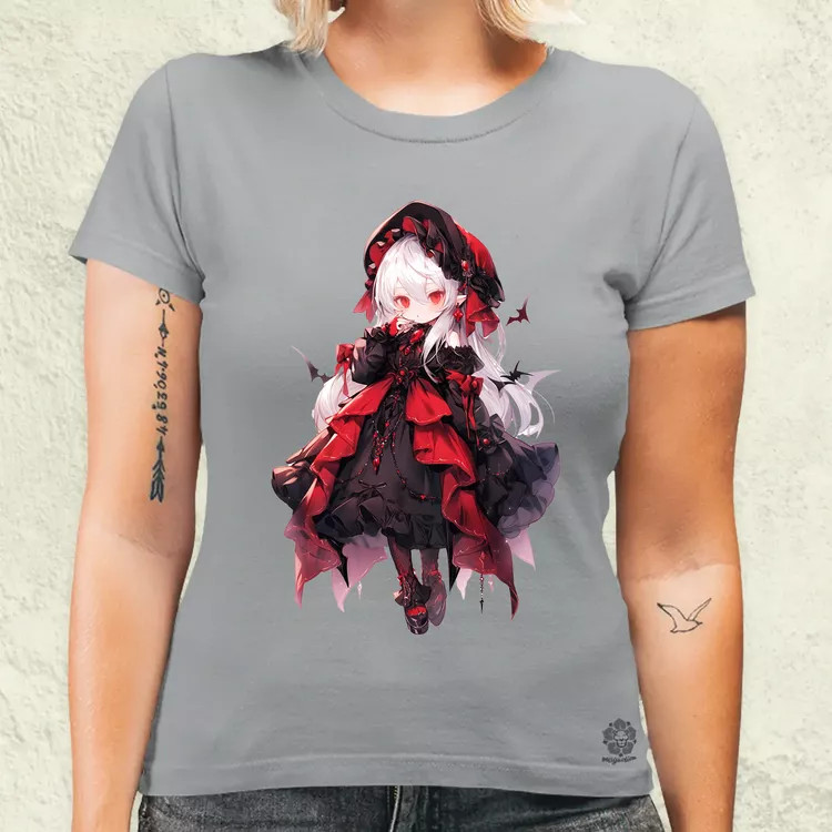 Chibi vámpír lány v1 női póló