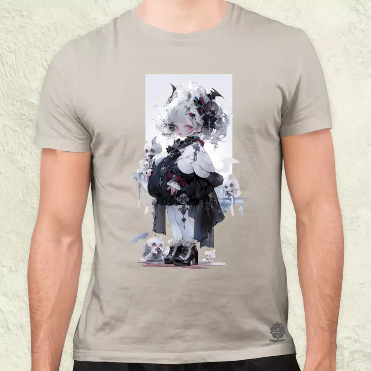 Chibi vámpír lány v4 férfi póló