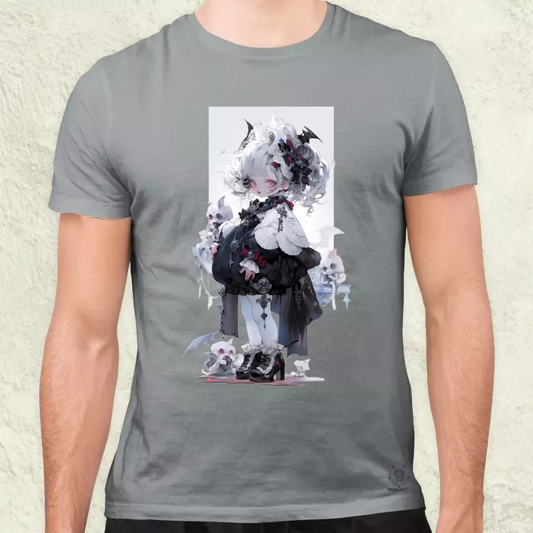 Chibi vámpír lány v4 férfi póló