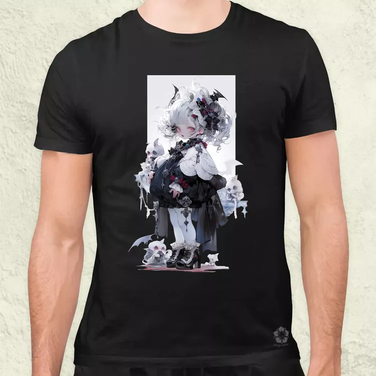 Chibi vámpír lány v4 férfi póló