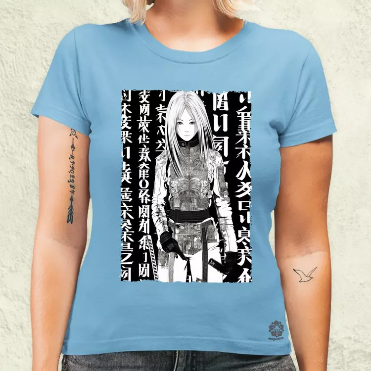 Cyberpunk manga lány v1 női póló