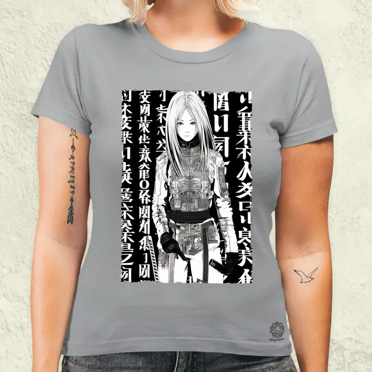 Cyberpunk manga lány v1 női póló
