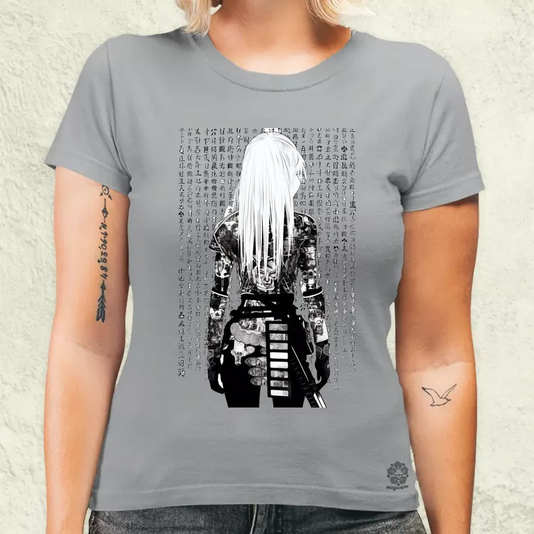Cyberpunk manga lány v3 női póló