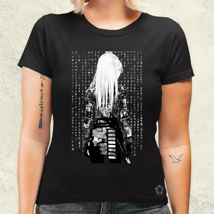 Cyberpunk manga lány v3 női póló