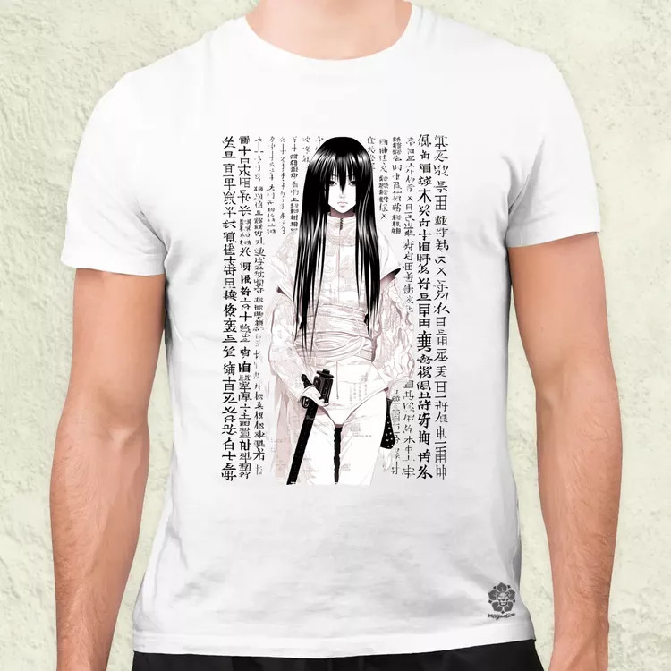 Cyberpunk manga lány v4 férfi póló