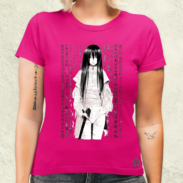 Cyberpunk manga lány v4 női póló