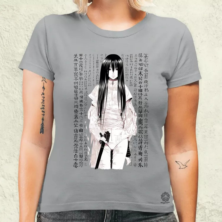 Cyberpunk manga lány v4 női póló