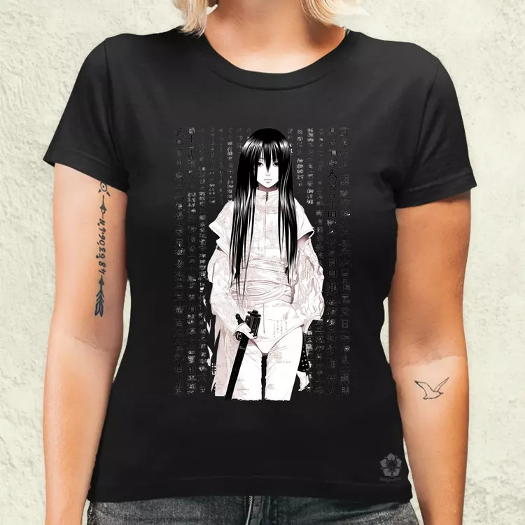 Cyberpunk manga lány v4 női póló