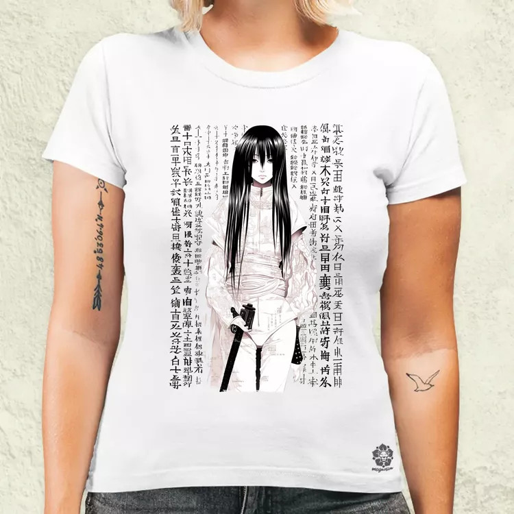 Cyberpunk manga lány v4 női póló
