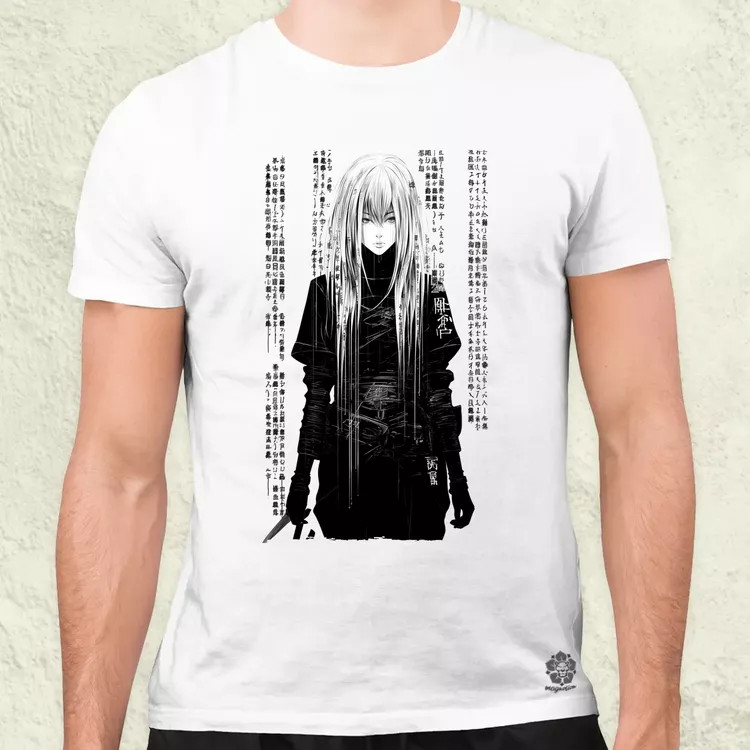 Cyberpunk manga lány v5 férfi póló